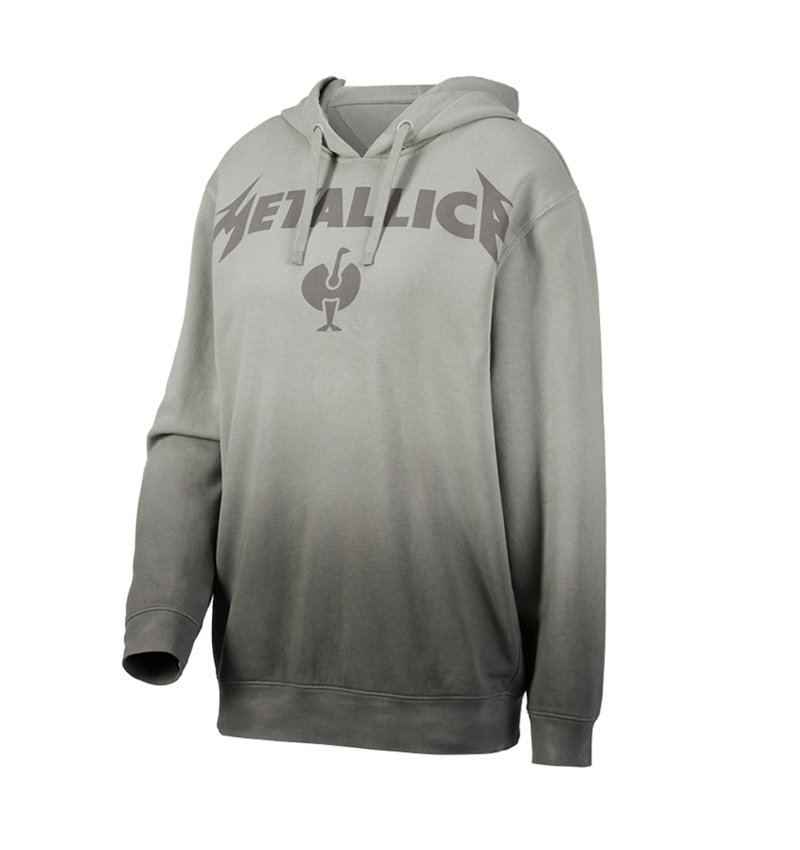 Trička | Svetry | Košile: Metallica cotton hoodie, ladies + magnetická šedá/granitová 3