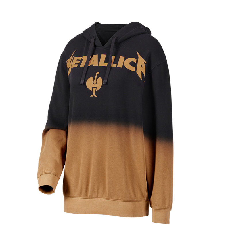 Oděvy: Metallica cotton hoodie, ladies + černá/rez 3