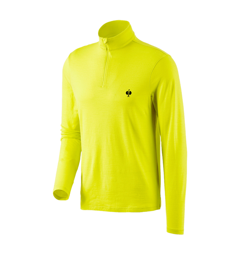Trička, svetry & košile: Troyer Merino e.s.trail + acidově žlutá/černá 2