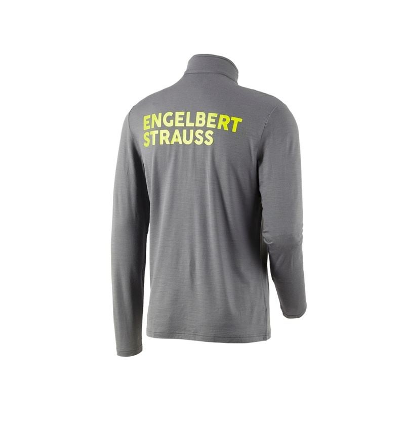 Trička, svetry & košile: Troyer Merino e.s.trail + čedičově šedá/acidově žlutá 4
