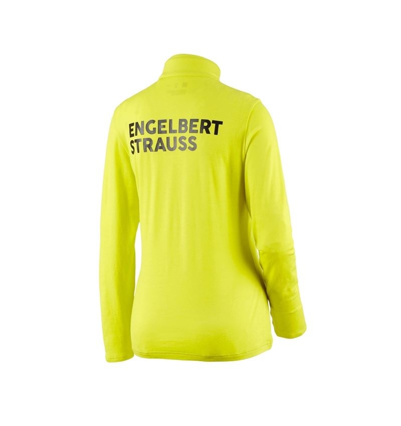 Trička | Svetry | Košile: Troyer Merino e.s.trail, dámská + acidově žlutá/černá 3