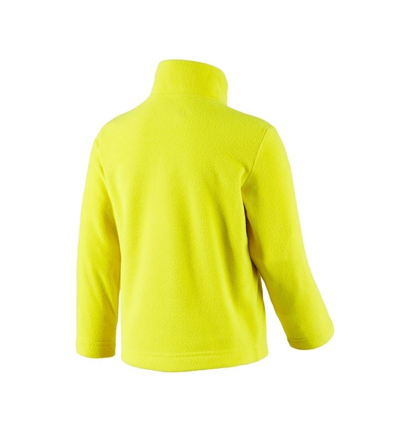 Trička | Svetry | Košile: Fleecový troyer e.s.trail, dětská + acidově žlutá/černá 3