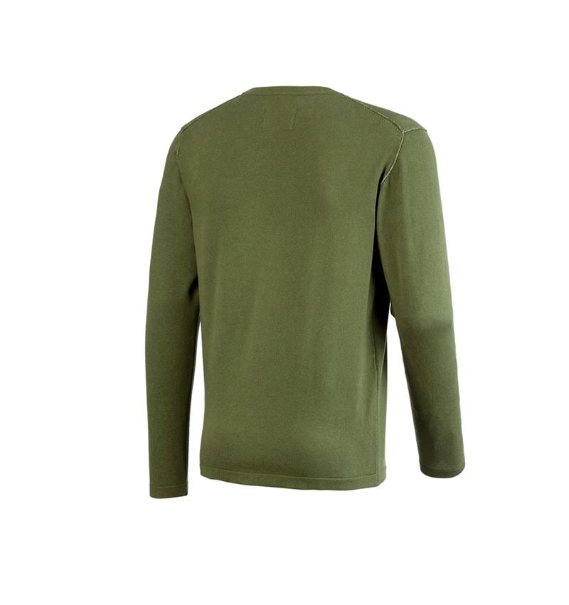 Trička, svetry & košile: Pletený svetr e.s.iconic + horská zelená 8