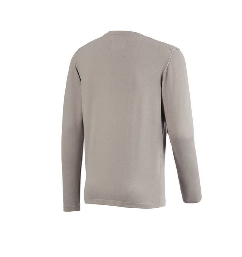 Trička, svetry & košile: Pletený svetr e.s.iconic + delfíní šedá 8