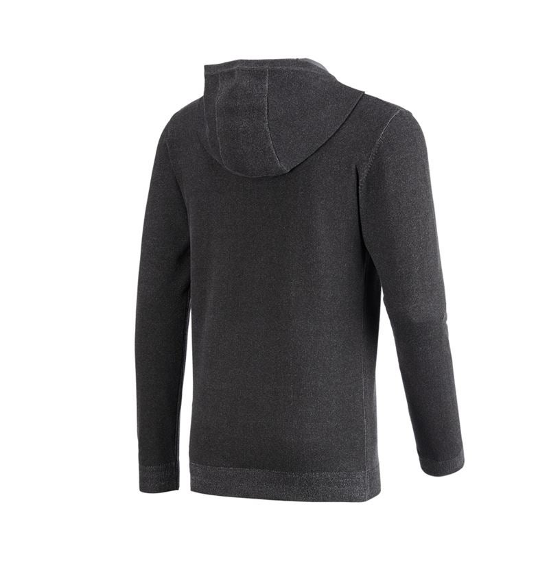 Trička | Svetry | Košile: e.s. Mikina s kapucí homewear + černá 4