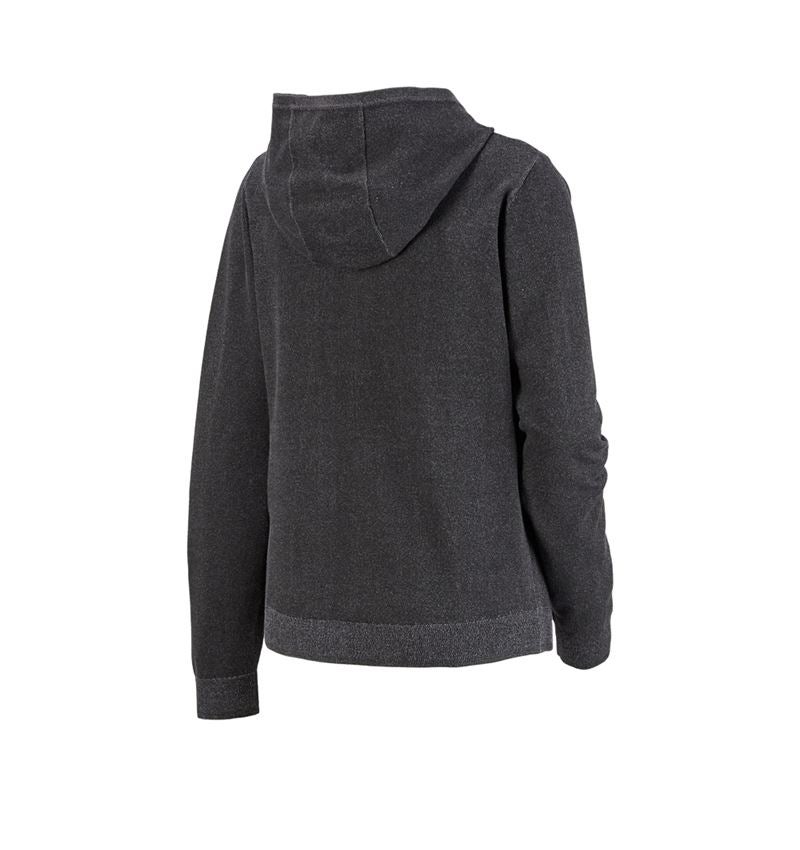 Trička | Svetry | Košile: e.s. Mikina s kapucí homewear, dámské + černá 4