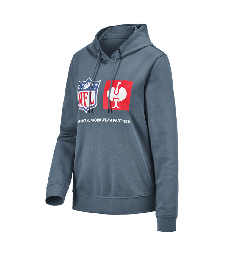 Trička | Svetry | Košile: NFL Hoodie cotton, ladies + oxidově modrá 2