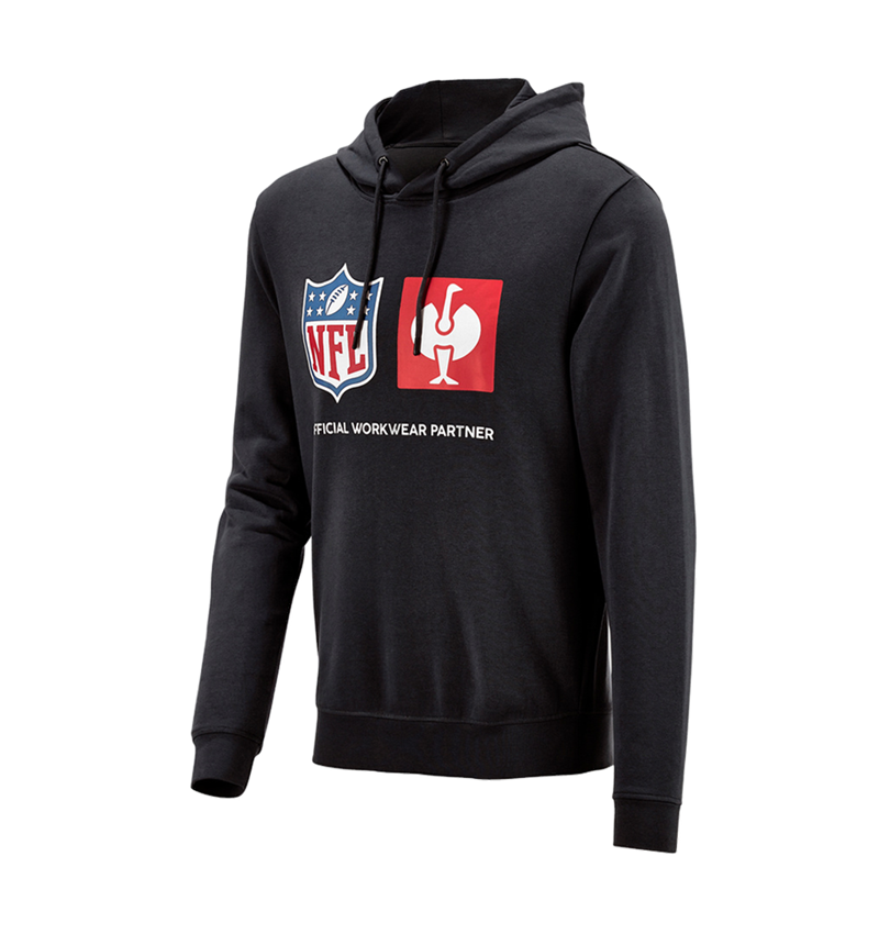 Trička, svetry & košile: NFL Hoodie cotton + černá 3