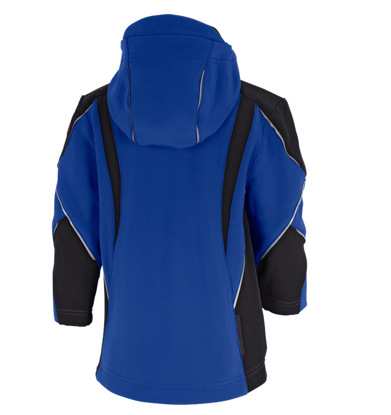 Chlad: Softshellová bunda e.s.vision, dětská + modrá chrpa/černá 1