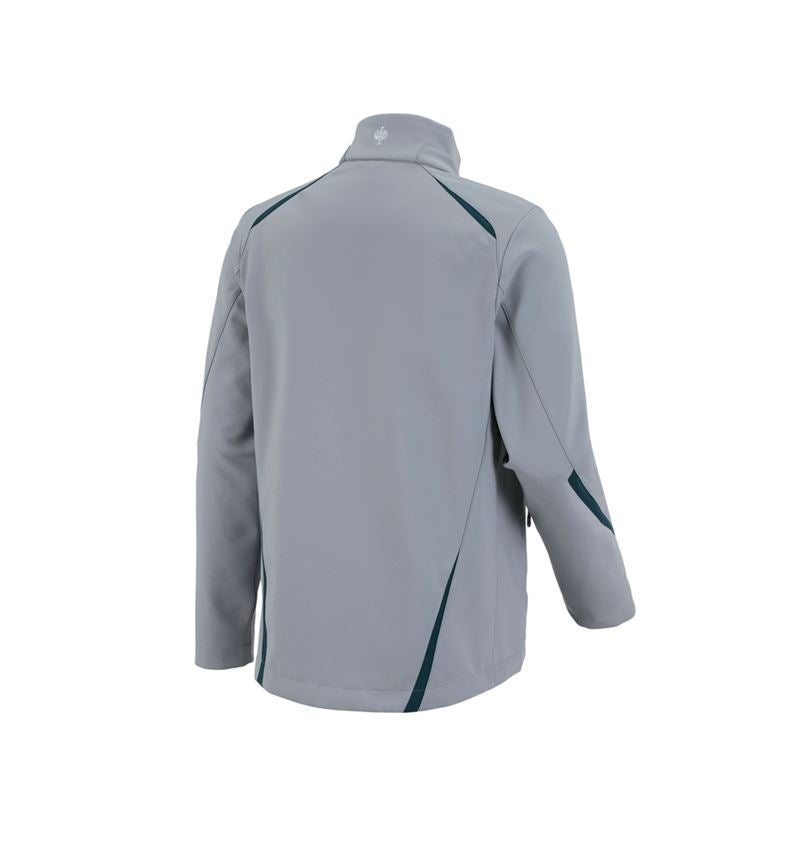 Pracovní bundy: Softshellová bunda e.s.motion 2020 + platinová/mořská modrá 3