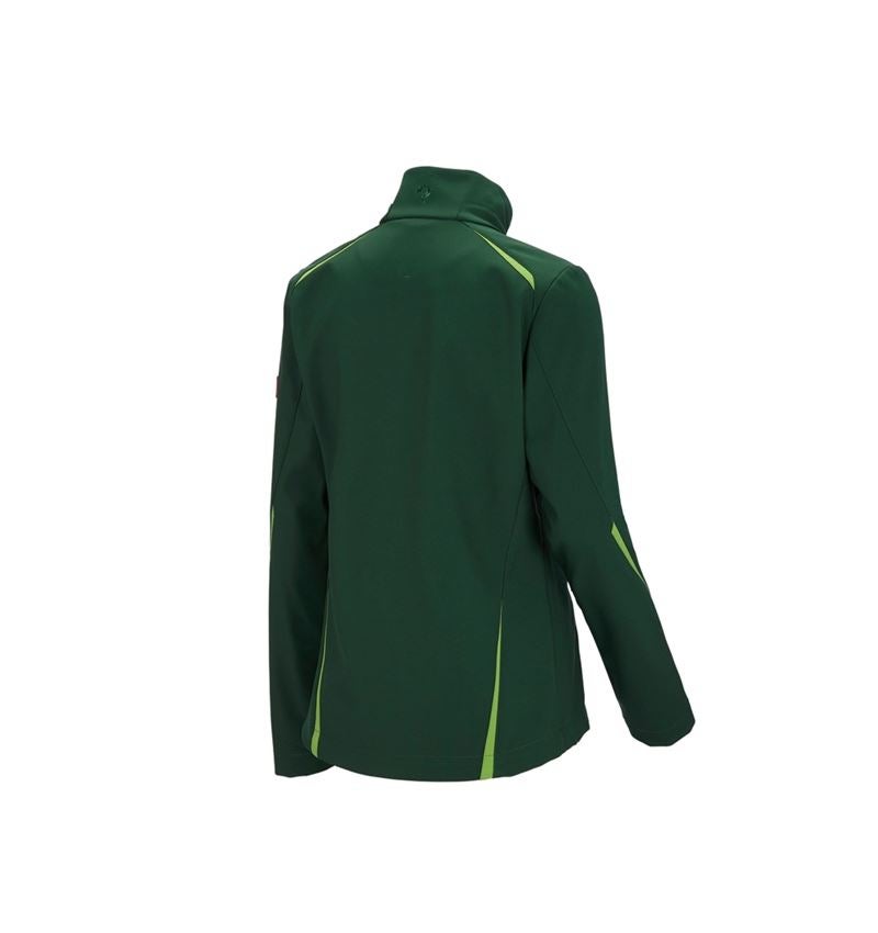 Pracovní bundy: Softshellová bunda e.s.motion 2020, dámská + zelená/mořská zelená 3
