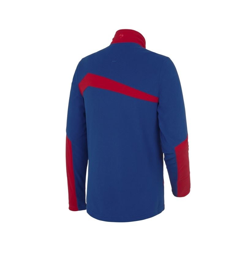 Pracovní bundy: Fleecová bunda e.s.motion 2020 + modrá chrpa/ohnivě červená 1