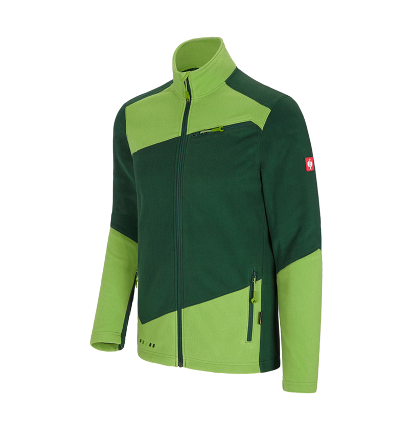 Pracovní bundy: Fleecová bunda e.s.motion 2020 + zelená/mořská zelená 2