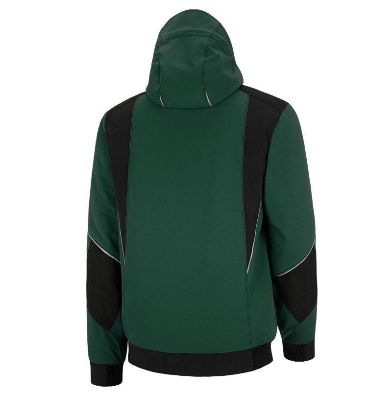 Instalatéři: Zimní funkční bunda e.s.dynashield + zelená/černá 3