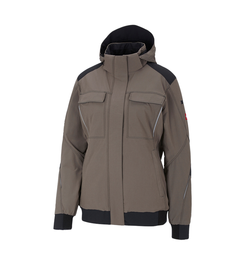 Chlad: Zimní funkční bunda e.s.dynashield, dámské + kámen/černá 2