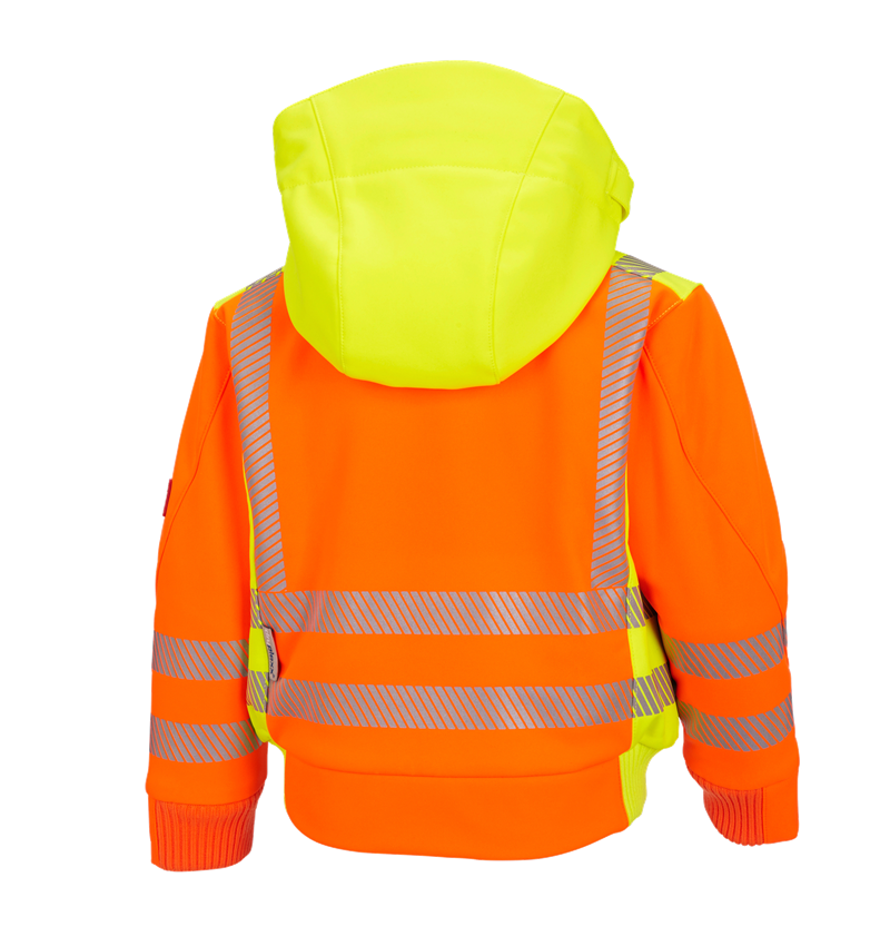 Chlad: Výstražná zimní softsh. bunda e.s.motion 2020,d + výstražná oranžová/výstražná žlutá 1