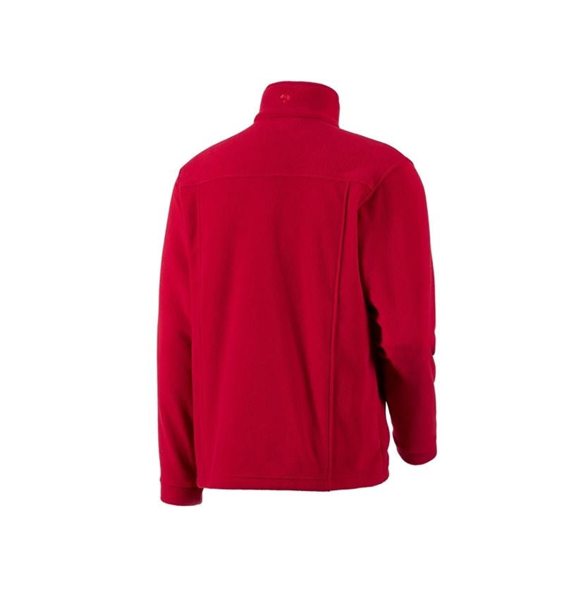 Pracovní bundy: Fleecová bunda e.s.classic + červená 3
