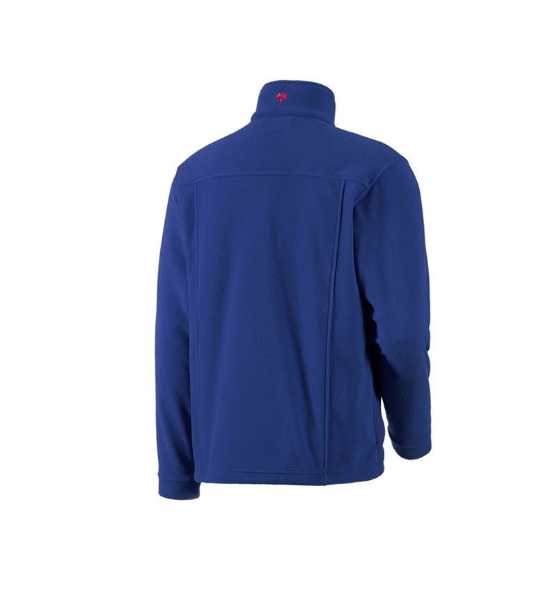 Chlad: Fleecová bunda e.s.classic + modrá chrpa 2