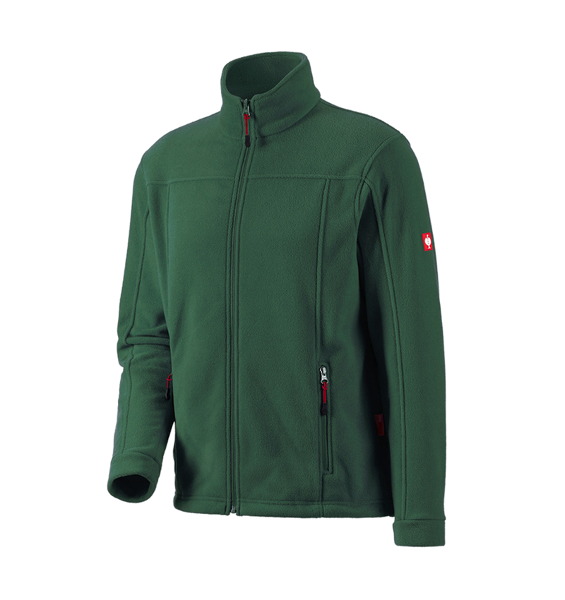 Pracovní bundy: Fleecová bunda e.s.classic + zelená 1