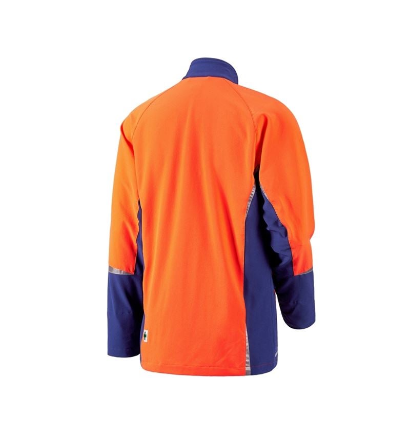 Pracovní bundy: e.s. Lesnická bunda, KWF + modrá chrpa/výstražná oranžová 3