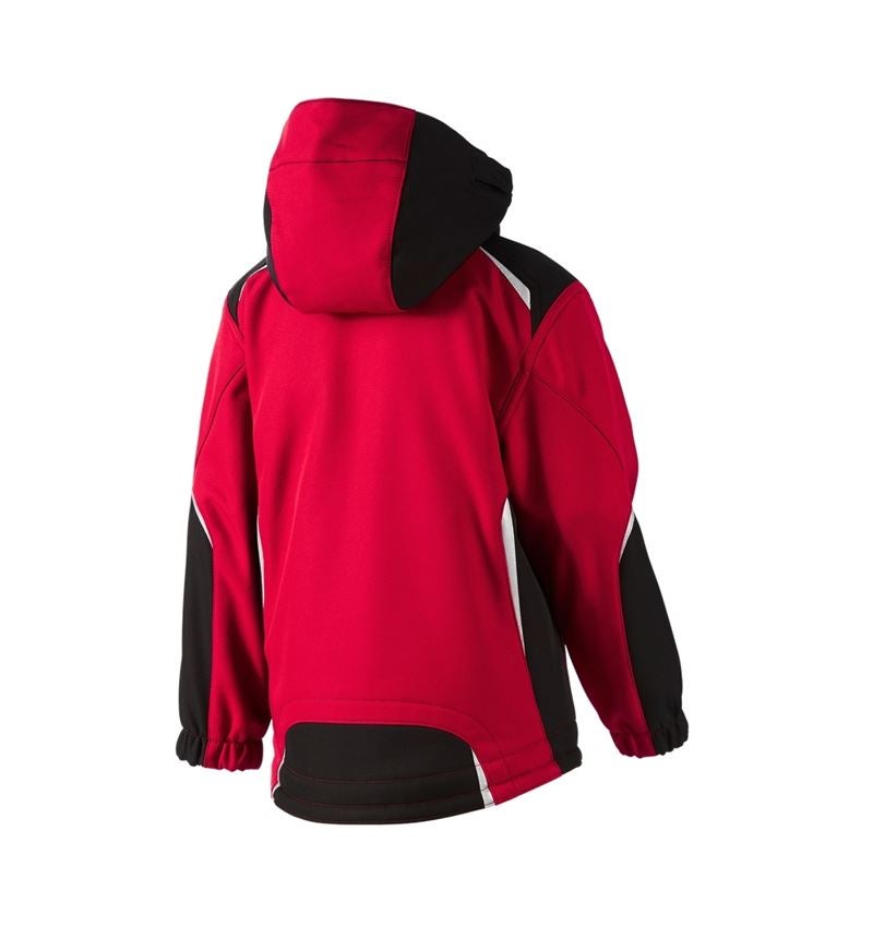 Témata: Dětská softshellová bunda e.s.motion + červená/černá 1
