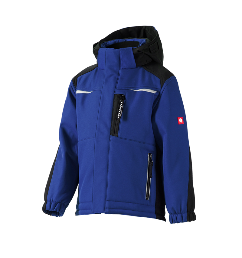 Chlad: Dětská softshellová bunda e.s.motion + modrá chrpa/černá 2
