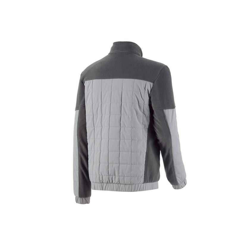 Pracovní bundy: Fleecová bunda hybrid e.s.concrete + antracit/perlově šedá 3