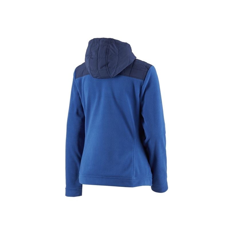 Témata: Fleecová bunda kapucí hybrid e.s.concrete,dámské + alkalická modrá/hlubinněmodrá 3
