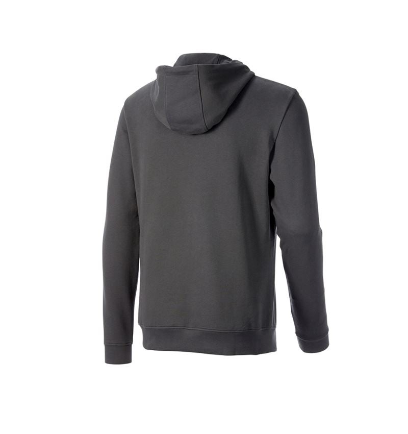 Trička, svetry & košile: Mikina s kapucí e.s.iconic works + karbonová šedá 4