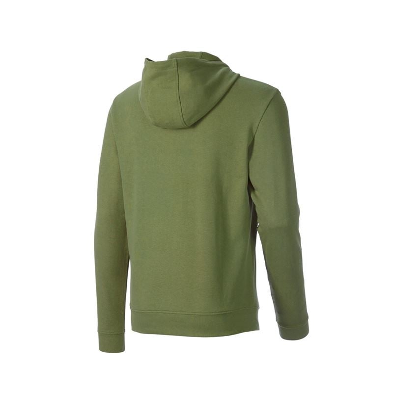 Oděvy: Mikina s kapucí e.s.iconic works + horská zelená 4