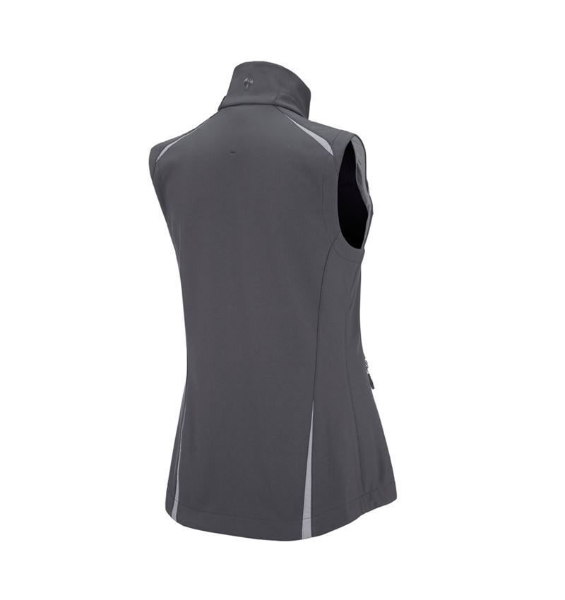 Pracovní vesty: Softshellová vesta e.s.motion 2020, dámská + antracit/platinová 3