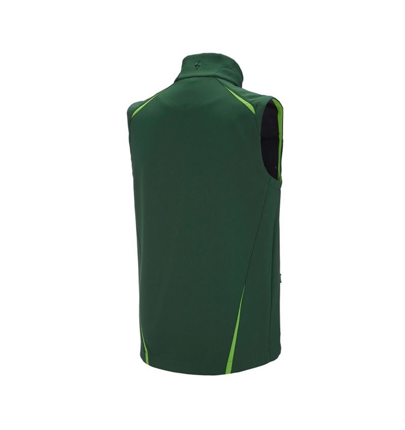 Pracovní vesty: Softshellová vesta e.s.motion 2020 + zelená/mořská zelená 3