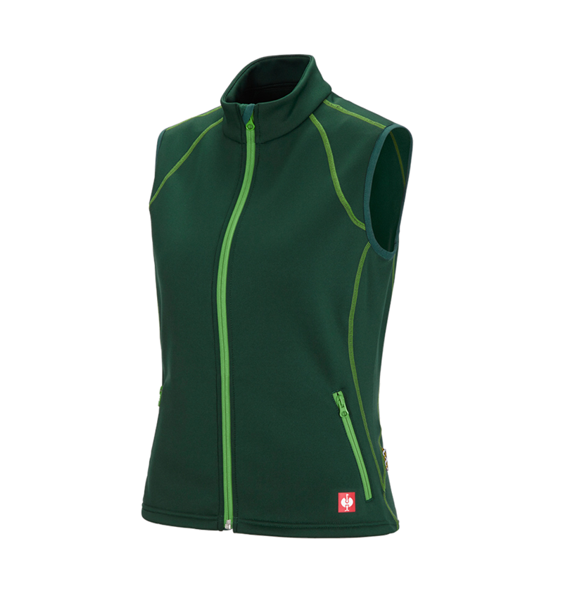 Pracovní vesty: Vesta thermo stretch e.s.motion 2020,  dámská + zelená/mořská zelená 2
