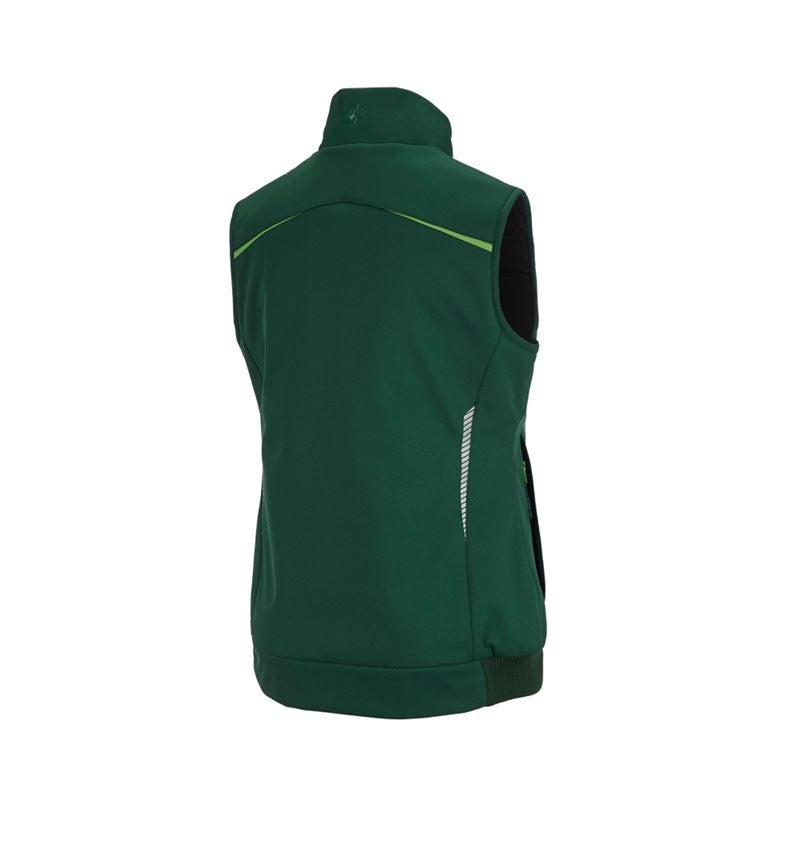 Pracovní vesty: Zimní softshellovávesta e.s.motion 2020, dámské + zelená/mořská zelená 3