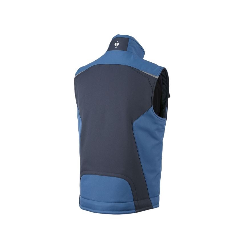 Pracovní vesty: Softshellová vesta e.s.motion + pacifik/kobalt 3