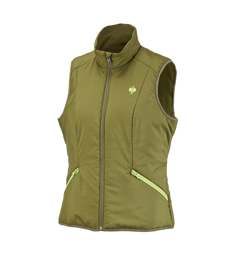 Pracovní vesty: Vesta e.s.trail, dámská + jalovcová zelená/citronově zelená 3
