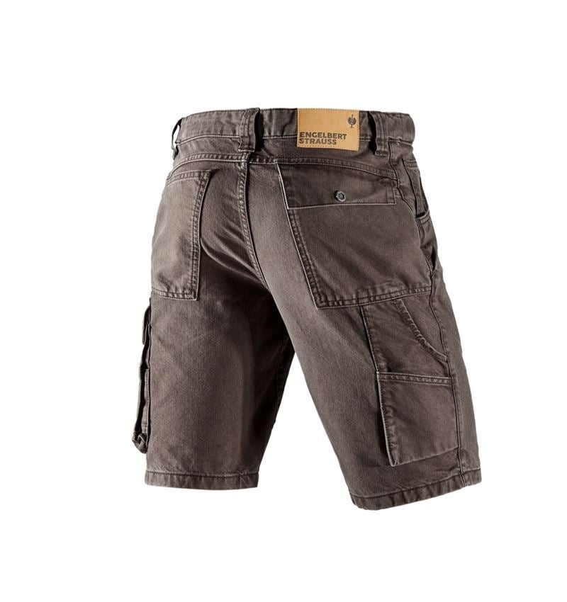 Pracovní kalhoty: e.s. Pracovní džínové kraťasy + kaštan 1