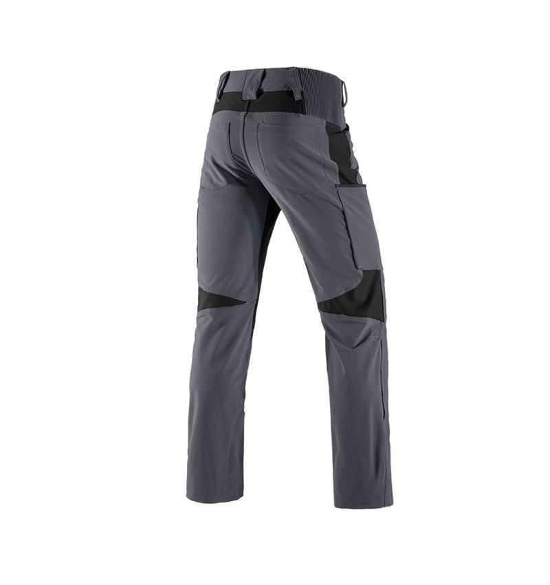 Truhlář / Stolař: Cargo kalhoty e.s.vision stretch, pánské + šedá/černá 3