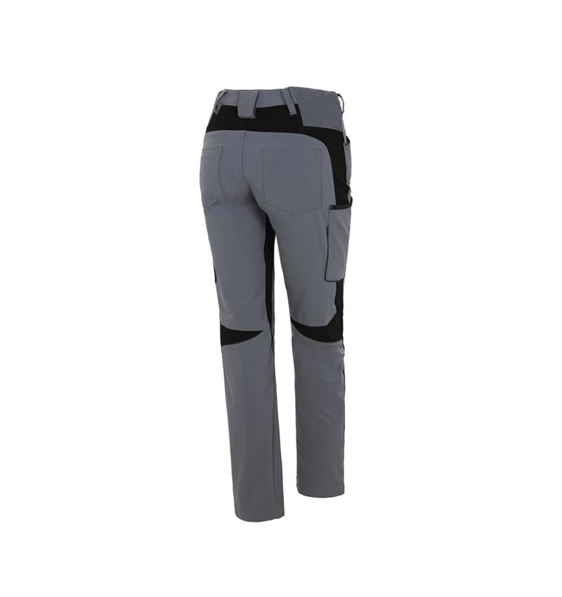 Pracovní kalhoty: Cargo kalhoty e.s.vision stretch, dámské + šedá/černá 3