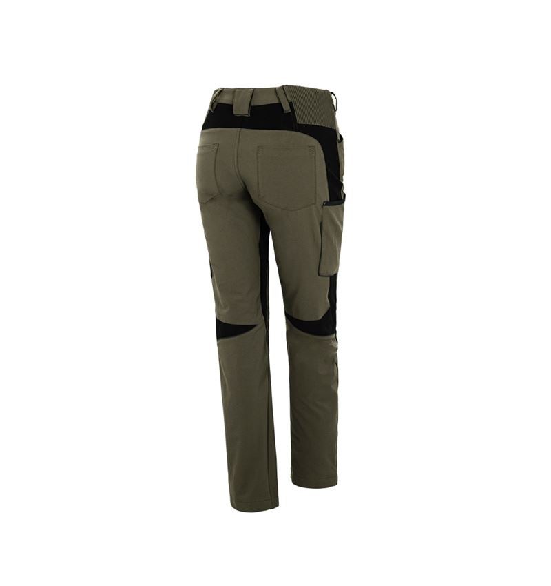 Pracovní kalhoty: Cargo kalhoty e.s.vision stretch, dámské + mech/černá 3