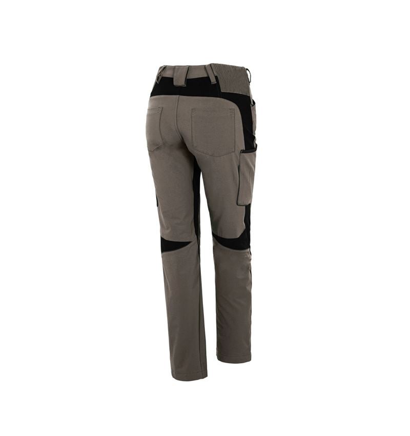 Pracovní kalhoty: Cargo kalhoty e.s.vision stretch, dámské + kámen/černá 3