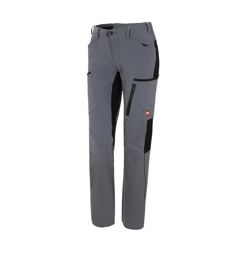 Pracovní kalhoty: Cargo kalhoty e.s.vision stretch, dámské + šedá/černá 2