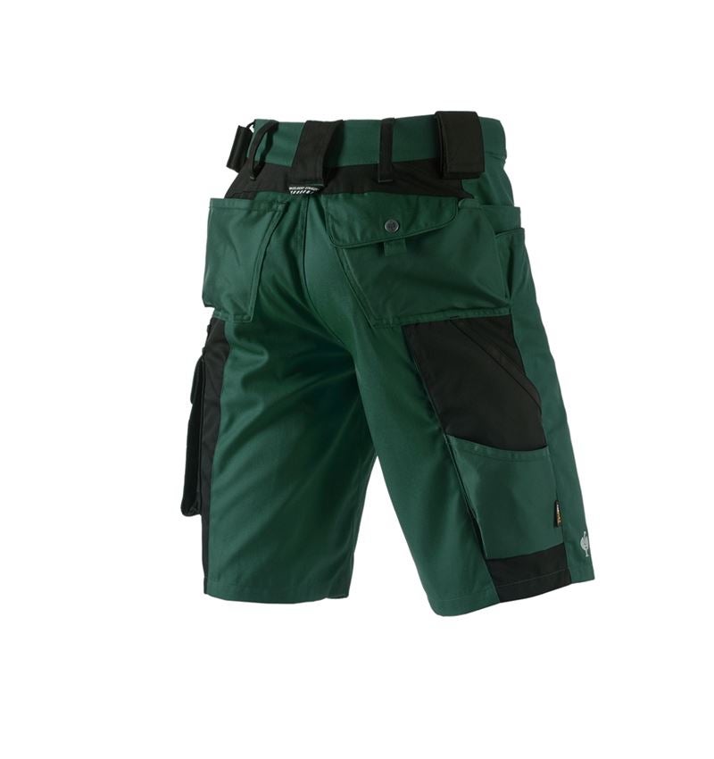 Pracovní kalhoty: Šortky e.s.motion + zelená/černá 3