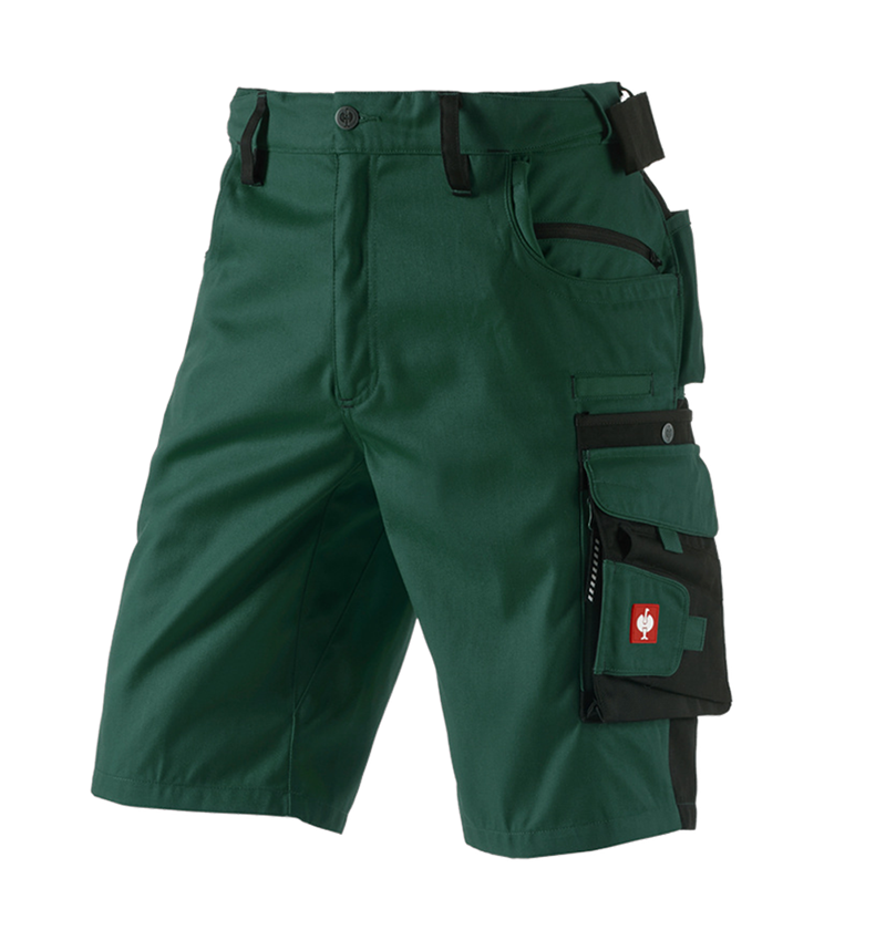 Pracovní kalhoty: Šortky e.s.motion + zelená/černá 2