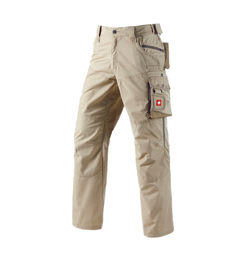 Pracovní kalhoty: Kalhoty do pasu e.s.motion léto + písková/khaki/kámen 4