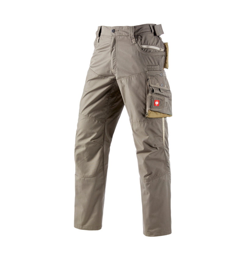 Pracovní kalhoty: Kalhoty do pasu e.s.motion léto + kámen/khaki/písková 4