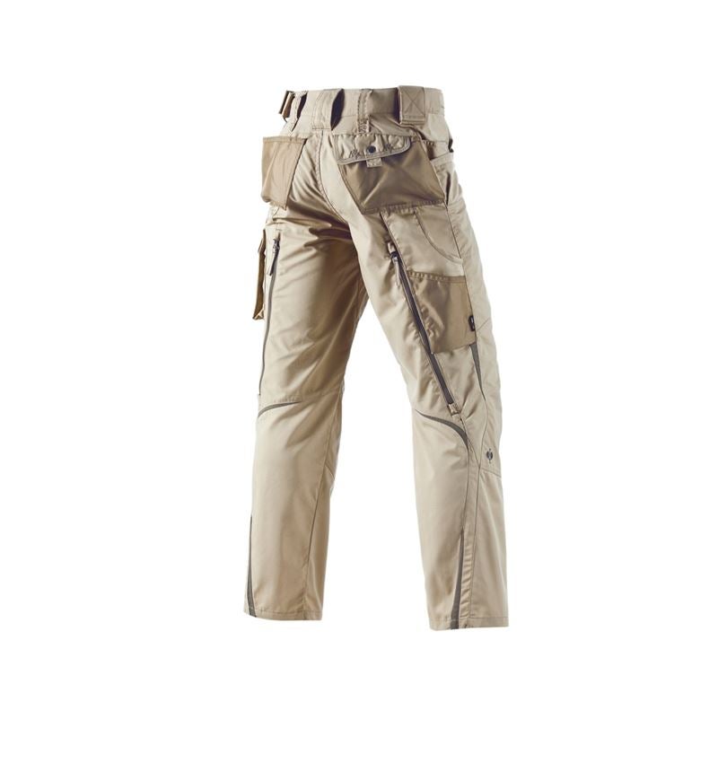 Pracovní kalhoty: Kalhoty do pasu e.s.motion léto + písková/khaki/kámen 5
