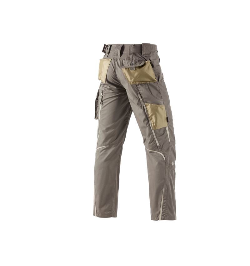 Pracovní kalhoty: Kalhoty do pasu e.s.motion léto + kámen/khaki/písková 5