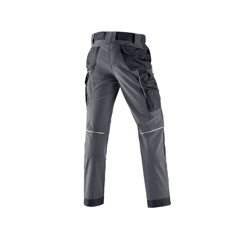 Truhlář / Stolař: Funkční kalhoty e.s.dynashield + cement/černá 3