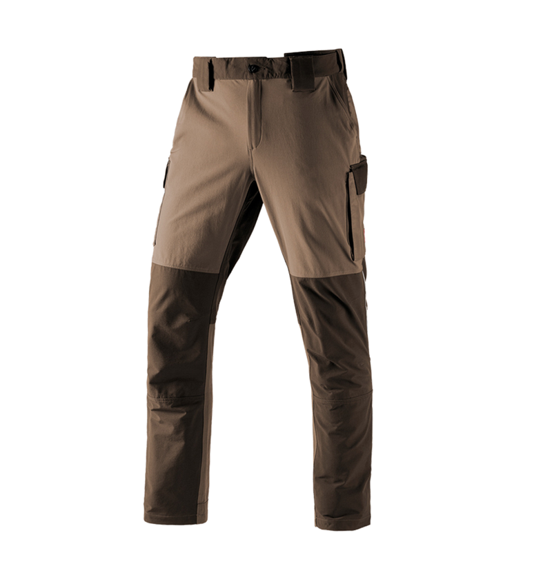 Pracovní kalhoty: Funkční cargo kalhoty e.s.dynashield + lískový oříšek/kaštan 2